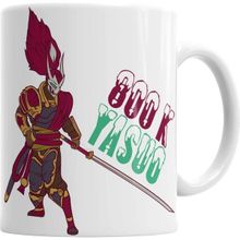 Humuts 800K Yasuo League Of Legends Beyaz Tişört Oyun Darius Ahri Jinx Morgana Katarina Ezreal Kupa Bardak