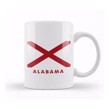 Humuts Alabama State Flag Kupa Bardak