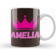 Humuts Amelia Name Personalized Custom Vintage Retro Rainbow Style Design Gift Baby Gift For Her Kupa Bardak