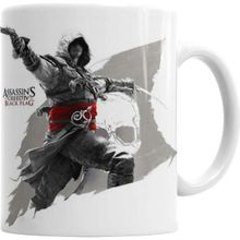 Humuts Assassin Creed Black Flag Beyaz Kupa