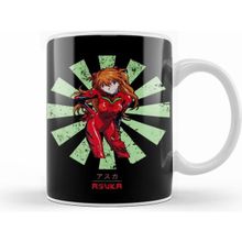 Humuts Asuka Evangelion Retro Japanese Beyaz Kupa