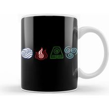 Humuts Avatar The Last Airbender 4 Elements Kupa Bardak