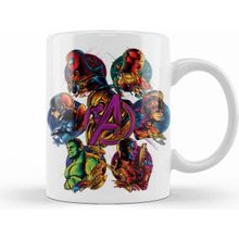 Humuts Avengers Crew Beyaz Kupa