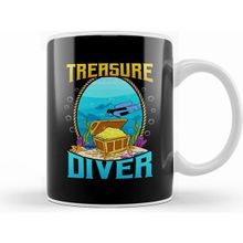 Humuts Awesome Scuba Diving Treasure Diver Kupa Bardak