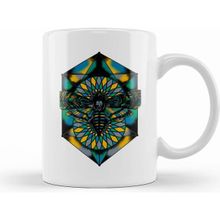 Humuts Awesome Trippy Psychedelic Moth Kupa Bardak