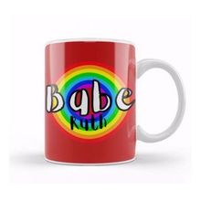 Humuts Babe Ruth Baseball Retro Rainbow Style Kupa Bardak