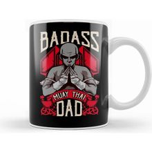 Humuts Badass Muay Thai Dad ,mixed Martial Arts Mma Kupa Bardak
