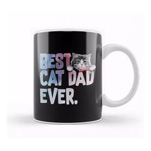 Humuts Best Cat Dad Ever Costume Gift Kupa Bardak