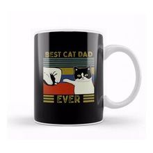 Humuts Best Cat Dad Ever Funny Cat Daddy Father Day Vintage 010 Kupa Bardak