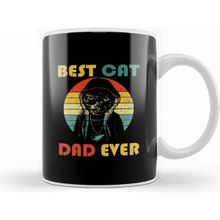 Humuts Best Cat Dad Ever Papa Cat Lover Kedi Kupa Bardak