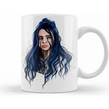 Humuts Billie Eilish1 Beyaz Kupa