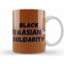 Humuts Black Asian Solidarity Black History Month Blm Black Lives Matter Kupa Bardak