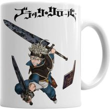 Humuts Black Clover Anime Beyaz Kupa