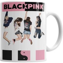 Humuts Black Pink Beyaz Kupa