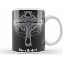 Humuts Black Sabbath Symbol Beyaz Kupa