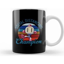 Humuts Bomberman Social Distancing Champion Tasse Kupa Bardak