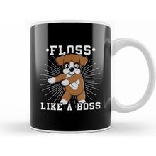 Humuts Boxer Dog Floss Like A Boss Kupa Bardak