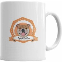 Humuts Bulldogue Coleçao Raças Pug Köpek Beyaz Kupa