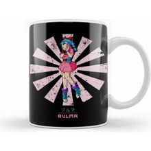 Humuts Bulma Retro Japanese Dragon Ball Z Beyaz Kupa
