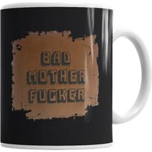 Humuts Camiseta Bad Motherf Ucker Pulp Fiction Beyaz Kupa