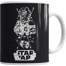 Humuts Camiseta Star Wars Vader Estrela Da Morte Beyaz Kupa