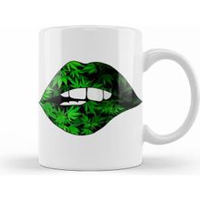 Humuts Cannabis Marijuana 01 Beyaz Kupa