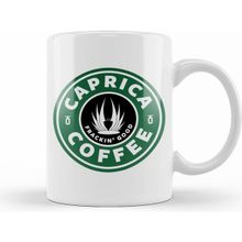 Humuts Caprica Coffee Frackin Good Battlestar Galactica Starbucks Beyaz Kupa
