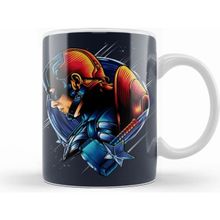 Humuts Captain America Beyaz Kupa