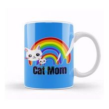 Humuts Cat Mom Rainbows Mothers Day Kupa Bardak