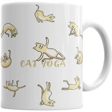 Humuts Cat Yoga Köpekkupa Bardak