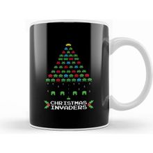 Humuts Christmas Space Invaders Kupa Bardak