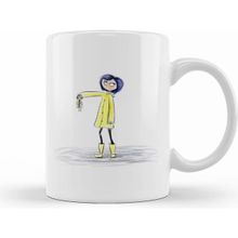 Humuts Coraline Watercolor Kupa Bardak