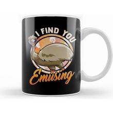 Humuts Cute Funny I Find You Emusing Amusing Emu Pun Kupa