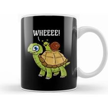 Humuts Cute & Funny Snail Riding On Turtle Yelling Wheee Kupa