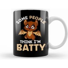 Humuts Cute & Funny Some People Think I'm Batty Bat Pun Kupa