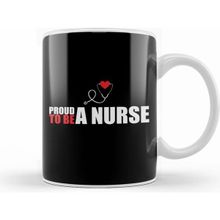 Humuts Cute Proud To Be A Nurse Registered Rn Nursing Beyaz Kupa