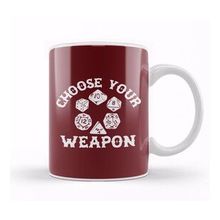 Humuts D and D Choose Your Weapon Dice Kupa Bardak
