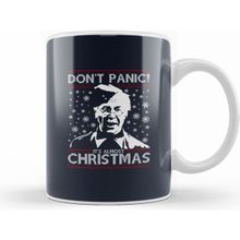 Humuts Dads Army Don't Panic Christmas Knit Pattern Kupa Bardak