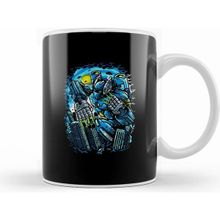 Humuts Destroy The City Futuristic Robot Kupa Bardak