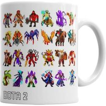 Humuts Dota 8bits Beyaz Kupa