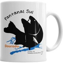 Humuts Dourado Balık Beyaz Kupa