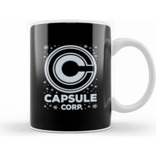 Humuts Dragon Ball Z Capsule Corporation Christmas Snowv Logo Beyaz Kupa