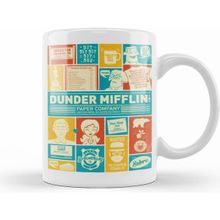 Humuts Dunder Mifflin Beyaz Kupa