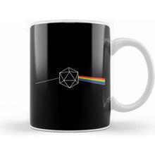 Humuts Dungeons and Dragons Dice Dark Side of the Moon Beyaz Kupa