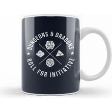 Humuts Dungeons And Dragons Roll For Initiative Beyaz Kupa