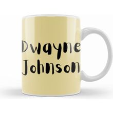 Humuts Dwayne Johnson Artwork Beyaz Kupa