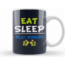 Humuts Eat Sleep Play Roblox Beyaz Kupa