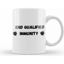 Humuts End Qualıfıed Immunıty Makhia Bryant Black Lives Matter Beyaz Kupa