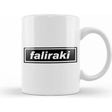 Humuts Faliraki Oasis Logo Beyaz Kupa