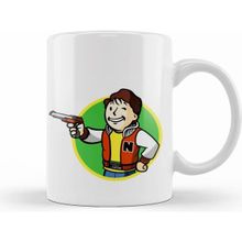 Humuts Fallout Fan Boy Beyaz Kupa